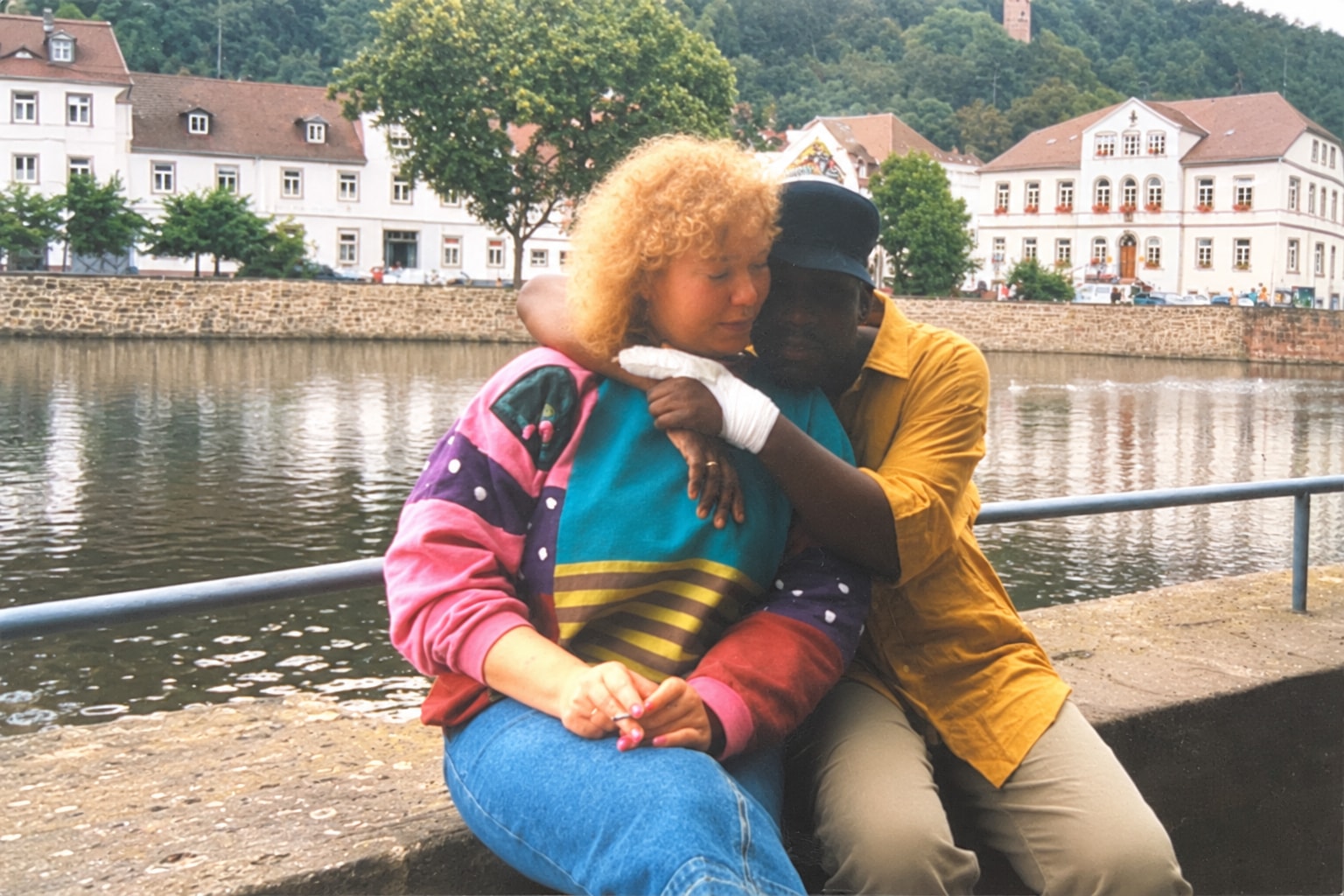 Bobby and Sylvia by the water